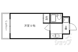 フェニックス堀川 1Kの間取図画像