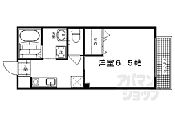 ラフォーレ西ノ京 1Kの間取図画像
