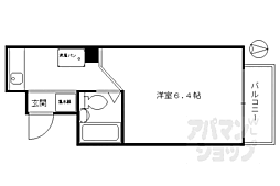 ヴァインオークインレット 1Kの間取図画像