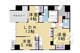 レ・ジェイド京都東洞院 6階/604