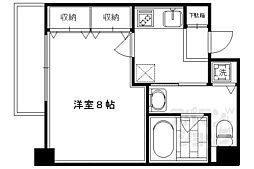 SHICATAONZEBLDG 1Kの間取図画像