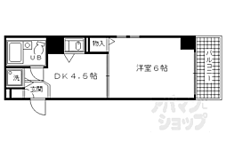 ライオンズマンション東洞院 1DKの間取図画像