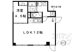 八木ビル 1LDKの間取図画像