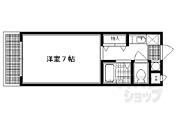 カラコルム東山 1Kの間取図画像
