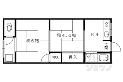 ハイツ白龍 2Kの間取図画像