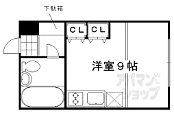 佐々木マンション 1Kの間取図画像