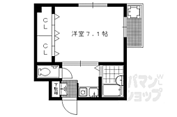 TAISEI都 1Kの間取図画像