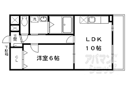 京福電気鉄道北野線 北野白梅町駅 徒歩16分