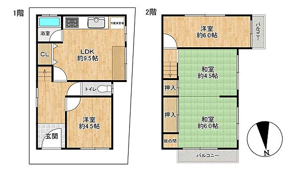 間取りを拡大表示
