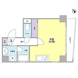 アレックスフォード初台 ワンルームの間取図画像
