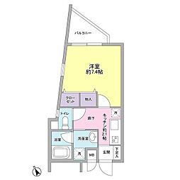 Legardenia 1Kの間取図画像