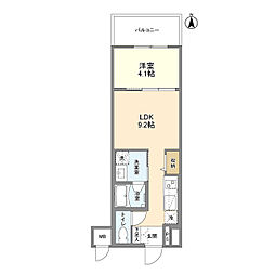ミリアレジデンス東池袋 1DKの間取図画像