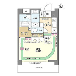 スタイリオ蒲田 1Kの間取図画像