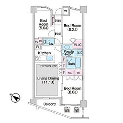 COMFORIA上池台 3LDKの間取図画像