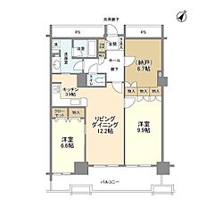 物件の間取り