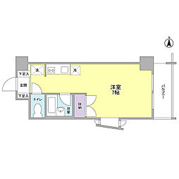 FTAビル ワンルームの間取図画像
