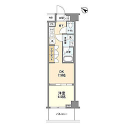 crealpremier明大前 1DKの間取図画像