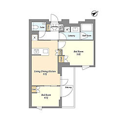 Ｌｕｍｉｎａ　Ｃｏｕｒｔ　Ｔａｋａｉｄｏ 2階/310