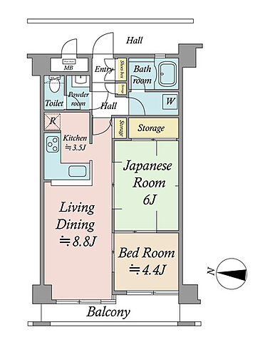 間取り グランドメゾン上石神井 3階/-