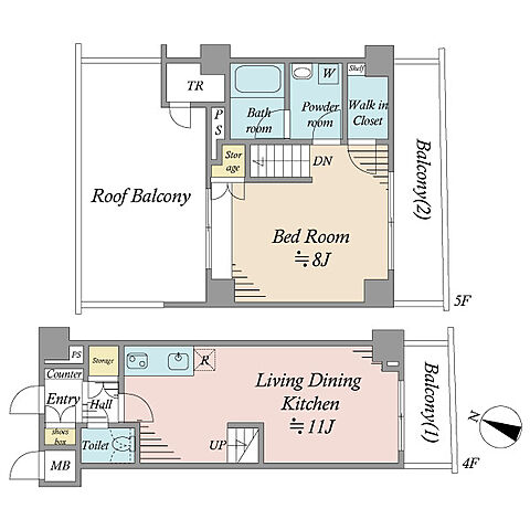 間取り フェニックス板橋本町 4階/-