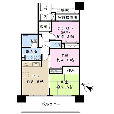 間取り レクセルマンション本千葉 4階/-