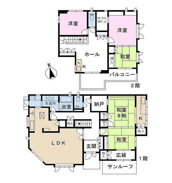 間取りを拡大表示