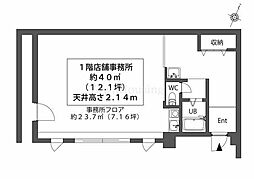 フロンティア洗足池の間取図画像