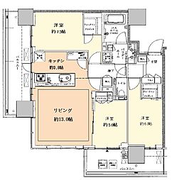 間取図画像 3LDK