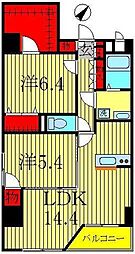 Ｍｕｒｒａｙ　Ｈｉｌｌ 7階2LDKの間取り