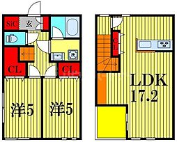 スペチアーレ 2階2LDKの間取り