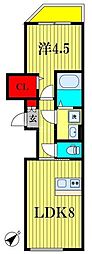 (仮称)サンヒロ南流山VII 1LDKの間取図画像