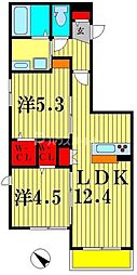 Symbiose 2LDKの間取図画像