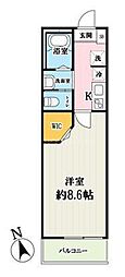 MONO Astur 1Kの間取図画像