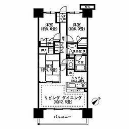 ウェリス南流山 3LDKの間取図画像