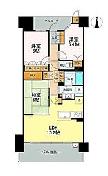 アズベリーヒルズ 3LDKの間取図画像