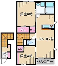リゾラパレス 2階/203