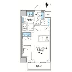 間取図画像 1LDK