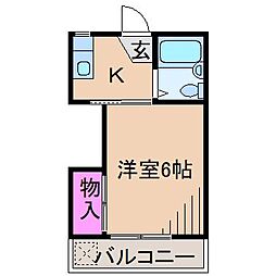 パル元住吉 2階/203