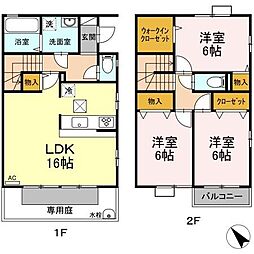 プロイド中央H棟 2階
