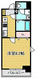 リブリ・新丸子 1Kの間取図画像