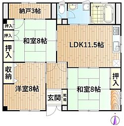 サン.ドルチェ 3SLDKの間取図画像