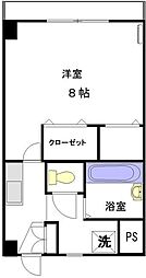 メゾン小杉御殿町 1Kの間取図画像