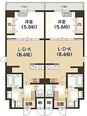 物件の間取り