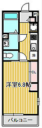 リブリ・F・ミスズ 1Kの間取図画像