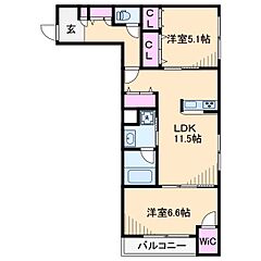 物件の間取り