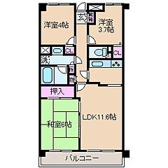物件の間取り