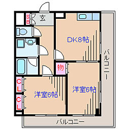 インペリアル松岡 4階/-