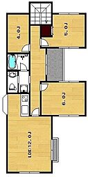 WILL日吉本町 2SLDKの間取図画像