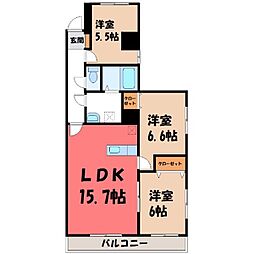 中今泉ヴィラージュマンション 2階/-