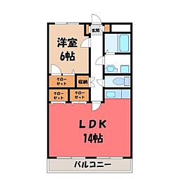 間取図画像 1LDK